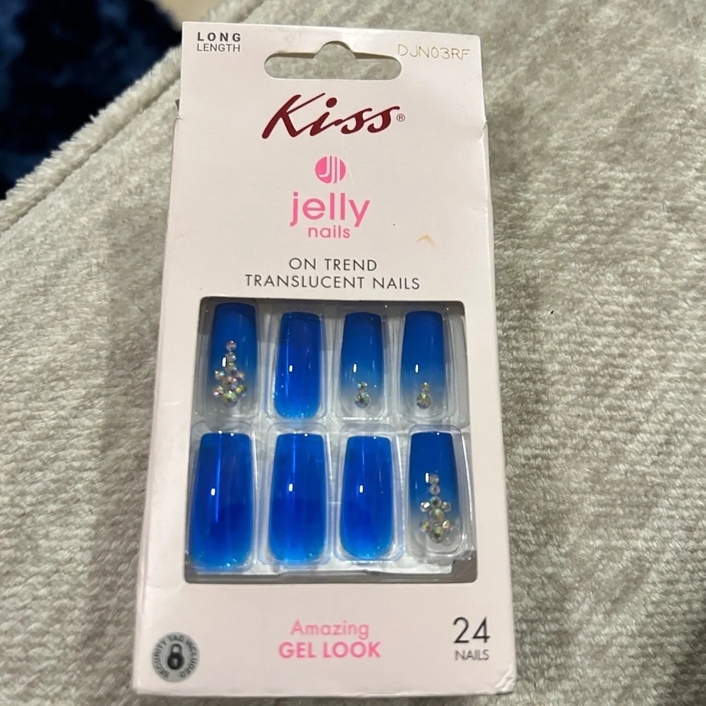Kiss Acrylic Gel Press on Nails Bundle, short, medium & long artificial nails